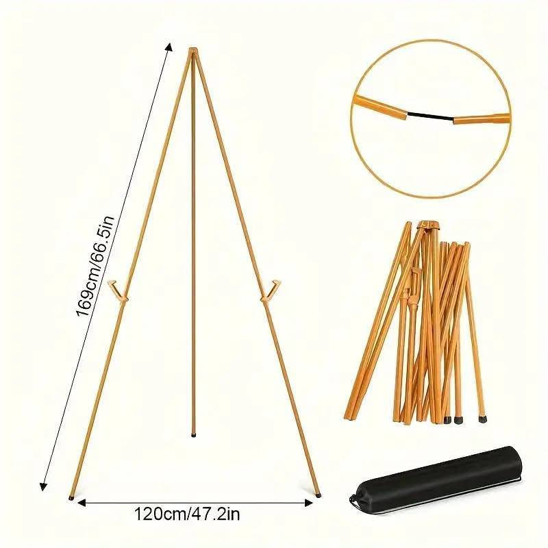 ستاند العرض الذهبي المميز ✨
وصل حديثاً.. الستاند الأكثر طلباً لحفلات الزفاف، التخرج، والمناسبات.
اللون: ذهبي ملكي (مطفي/لامع).
الارتفاع: 170 سم (قابل للتعديل).
المميزات: قابل للطي، ويجي معاه حقيبة قماشية للحفظ والتنقل.
الاستخدام: للوحات الترحيب، صور العرسان، أو قوائم الطعام.
يوجد قطعتين بسعر مناسب


**إذا كنت صاحب هذا الإعلان وتريد حذفه لأي سبب، رجاءا أرسل رسالة إلى الدعم الفني**