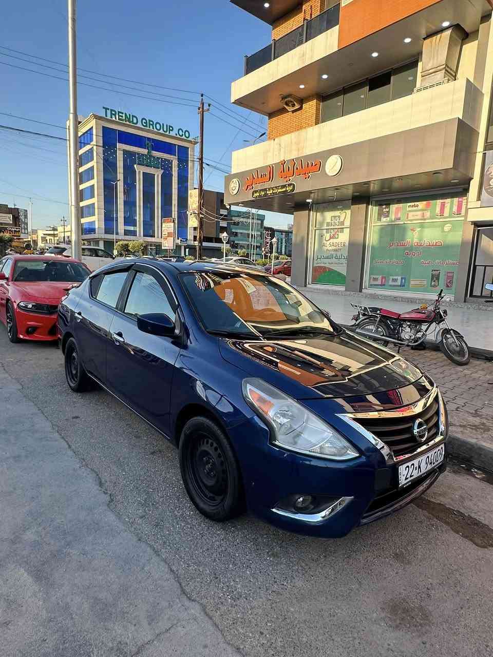 نسيان ڤيرسا 2018
مواصفات sv
حادث فقط جاملغ الخلفي 
ماشية 133 ميل
اللون ازرق عنابي 
گير ومحرك بالشرط 
السيارة بأسمي وبطاقة كوبون بي 
السعر 97 ورقة وبي مجال 
الرقم***********
