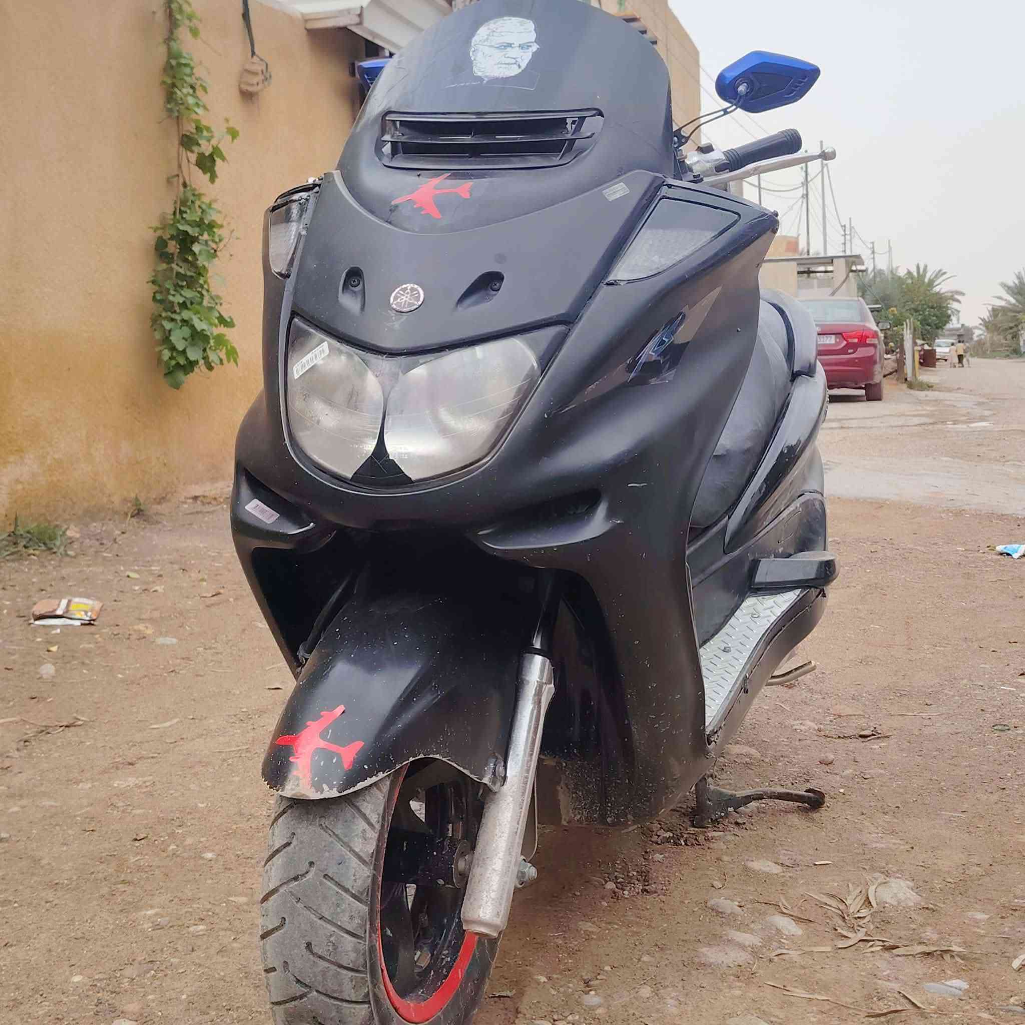 دراجه majesty للبيع المكان ناحية جديده الشط السعر 800الف وبيه مجال حك الجيه *********** و اتصال واتساب
