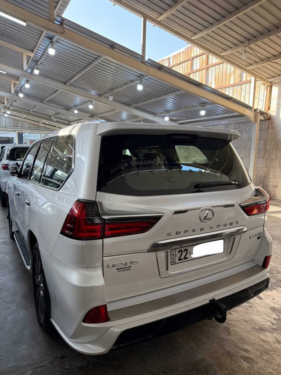 🇯🇵 LEXUS  LX570 🇯🇵
لكزس سبورت 570 

اللون : ابيض 

الموديل : 2021

العداد : 31000الف

حجم المحرك : 5700 Cc

عدد الاسطوانات : 8 اسطوانات ( 8 سلندر )

فول مواصفات ( Full Options)

السياره رقم اربيل 

مكان السيارة. بغداد النهضه معرض علي كريم 

الاستفسار ***********
