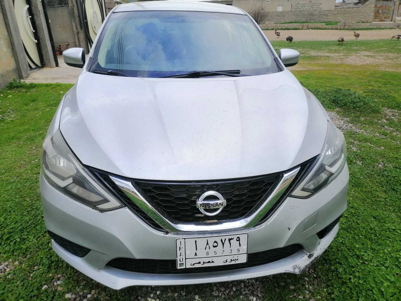 نیسان سینترا 2017 رقم نينوي باسمي شرط التحويل حادث السيارة جاملغ امامي سكن فقط بارشود استيرن والدشبول والسعر ١١٣ رقم التلفون ***********
