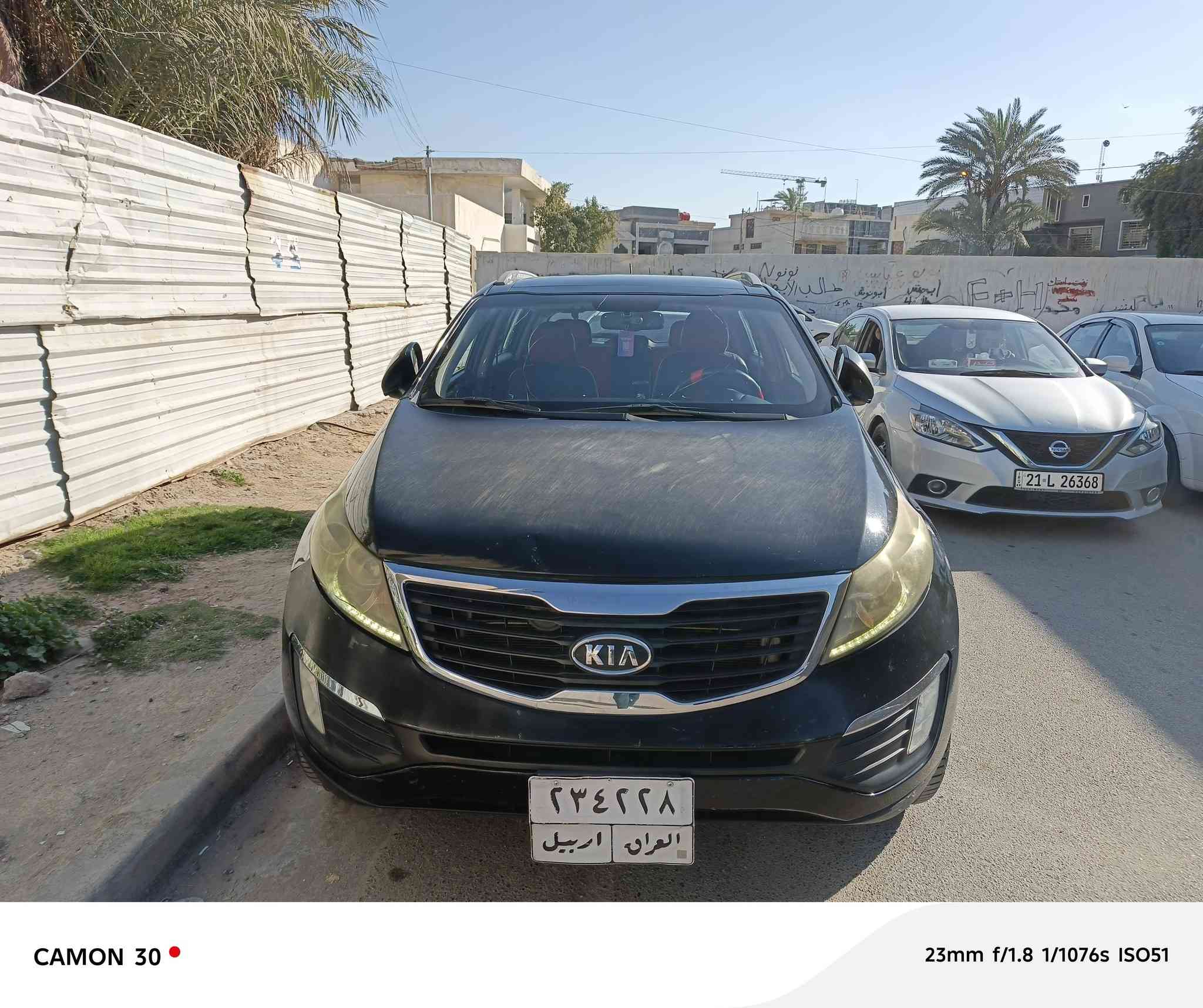 سبورتج  2012 وارد خليجي. فول مواصفات  محرك 2500  الخليجي معروفه  مري شفط سلايد روف   كامره  حساسات خلفيه   كفاله من الكص والتبديل.  والحار  فقط بارد أماكن قليله    السياره راعيه موجود
مكاني بغداد الحريه رقمي***********
