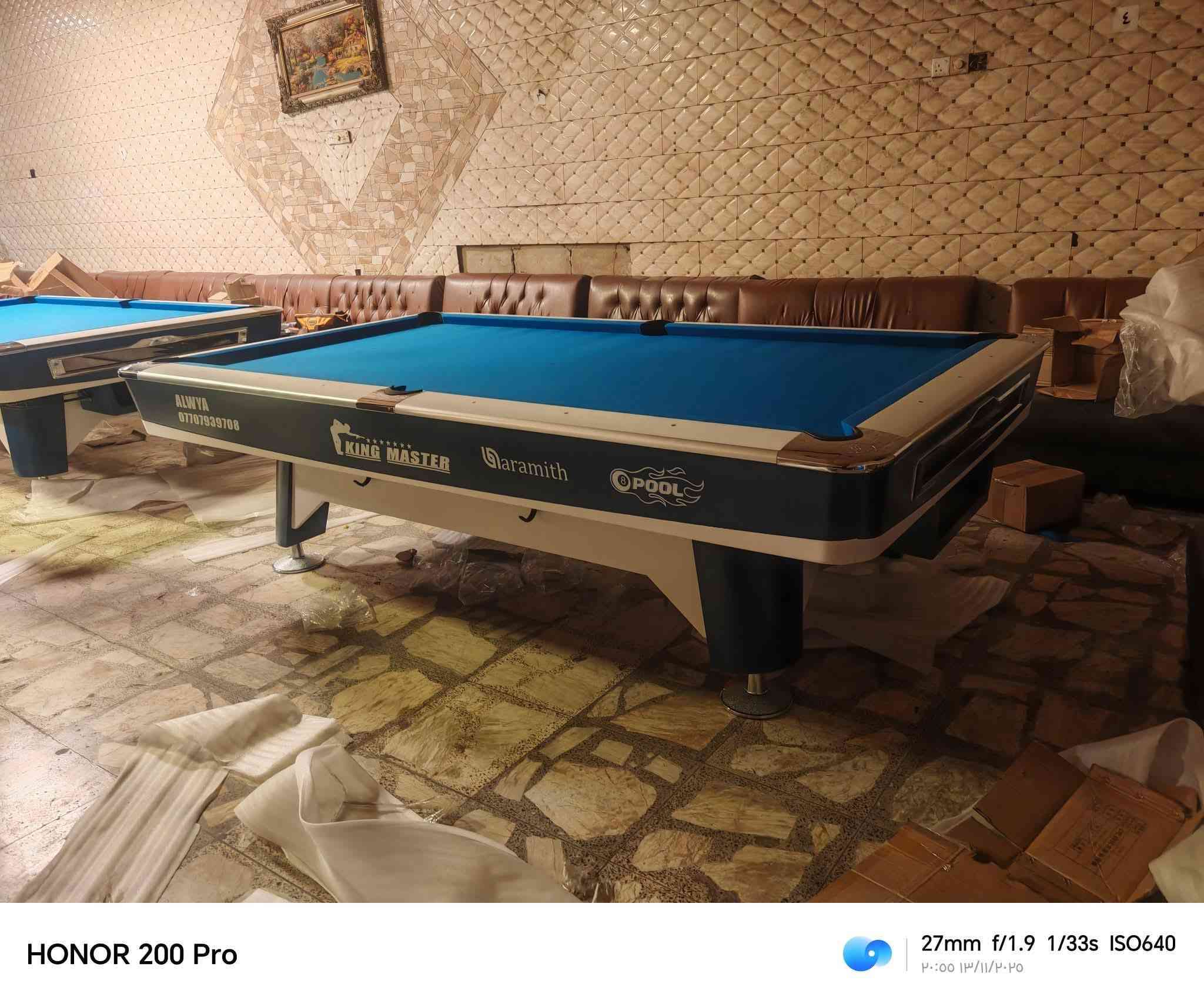 ميوزه مستخدم وجديد 🎱⬇️
☑️✅
يوجد لدينه توصيل 🚛لجميع المحافظات العراق...... ⬇️
☑️✅
ويوجد لدينه كادر مخصص لنصب لميز🎱....نقل وشد .... ⬇️
☑️✅
مع كيوبات طوبات 🎱🎱🎱... ⬇️
...... ⬇️...... 
الستفسار *********** بي واتس📞
