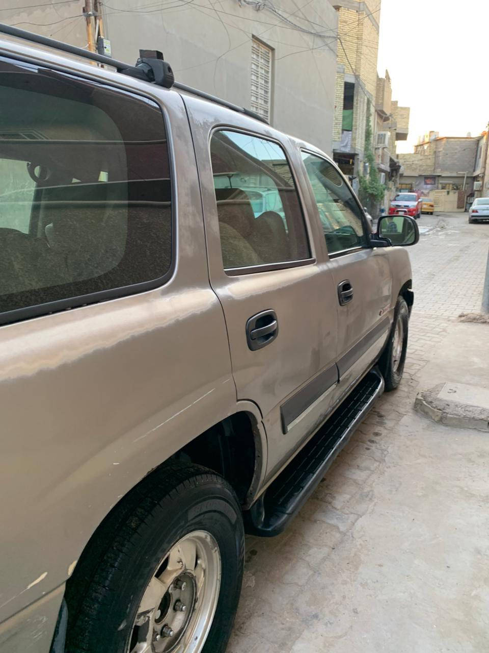 سلام عليكم تاهو بتره 2003 مال مزاد وزاره داخليه للبيع فقط 
تخم تاير جديد 
كهربائيات كلهة شغالة 
كير ومكينة مكفولات 
السعر 74وبيهة مجال 
للاستفسار ***********
مكان سيارة بغداد البلديات 
#يوسف الساعدي
