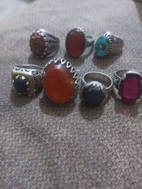 محابس للبيع فضة 925 كلهن كل محبس وسعره مكاني بغداد 07709798272