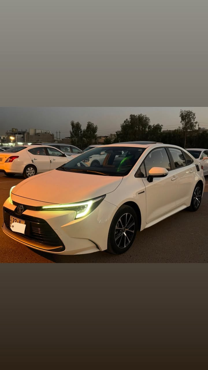 السلام عليكم 
كورلا 2024 هايبرد شكل الامريكي 
فتحة 
بصمة 
رادار امامي 
كاميرة 
ثلاث انظمة قيادة 
المسافة المقطوعة 42 كم 
كفالة من الصبغ 
رقم اربيل باسمي 
السعر 147 وقابل للتفاوض 
العنوان بغداد - العامرية 
***********

