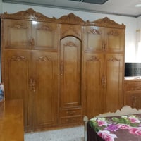 غرفة نوم 5 ابواب • غرفة اخشاب • تاج كلاسك • غرفة نوم زان • غرفة نوم مل...