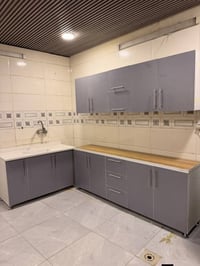 كاونتر MDF • سنك مرمر • ٢ متر