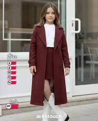 طقم بناتي خروج • جوخ مستورد • مقاسات 6/8/10/12/14