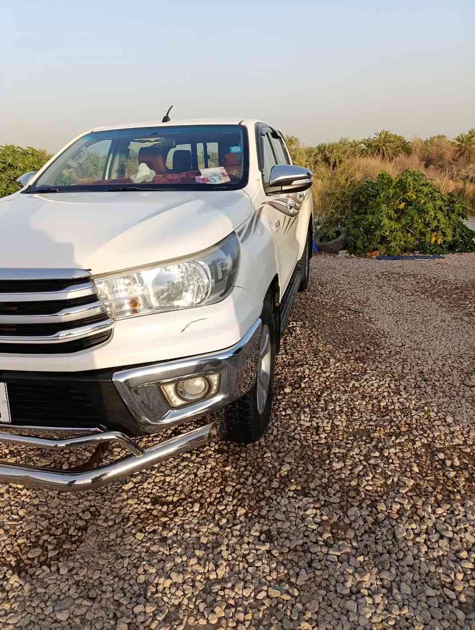 ....السلام عليكم
بيع فقط بيكم هايلوكس موديل 17
مكفول من الضرب لا تبديل لا صبغ 
كير محرك تبريد مكينه كفاله عامه 
تخم تاير شواصي مكفولات بلادي 
دواخل نظيفه سياره حلو معنا الكمله بل عافيه ياخذها 
رقم نجف بسمي نكليزي سنويا جديد تنتهي ٢٠٣١ تحويل ثاني 
سعار سياره270$بيها  مجال شي بسيط 
العنوان نجف مشخاب  نتصل وتدلل 
***********
