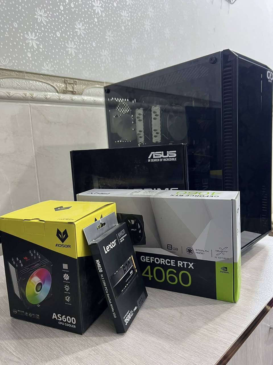 CPU: r5 5600X 
GPU:RTX 4060 pny
RAM:1x16 teamgroup 3200mhz
Disk:512Gb nvme m.2
Pw: 600+80 msi
Dual cpu cooler

سعر: ٩٤٠ الف قفل🔒


**إذا كنت صاحب هذا الإعلان وتريد حذفه لأي سبب، رجاءا أرسل رسالة إلى الدعم الفني**