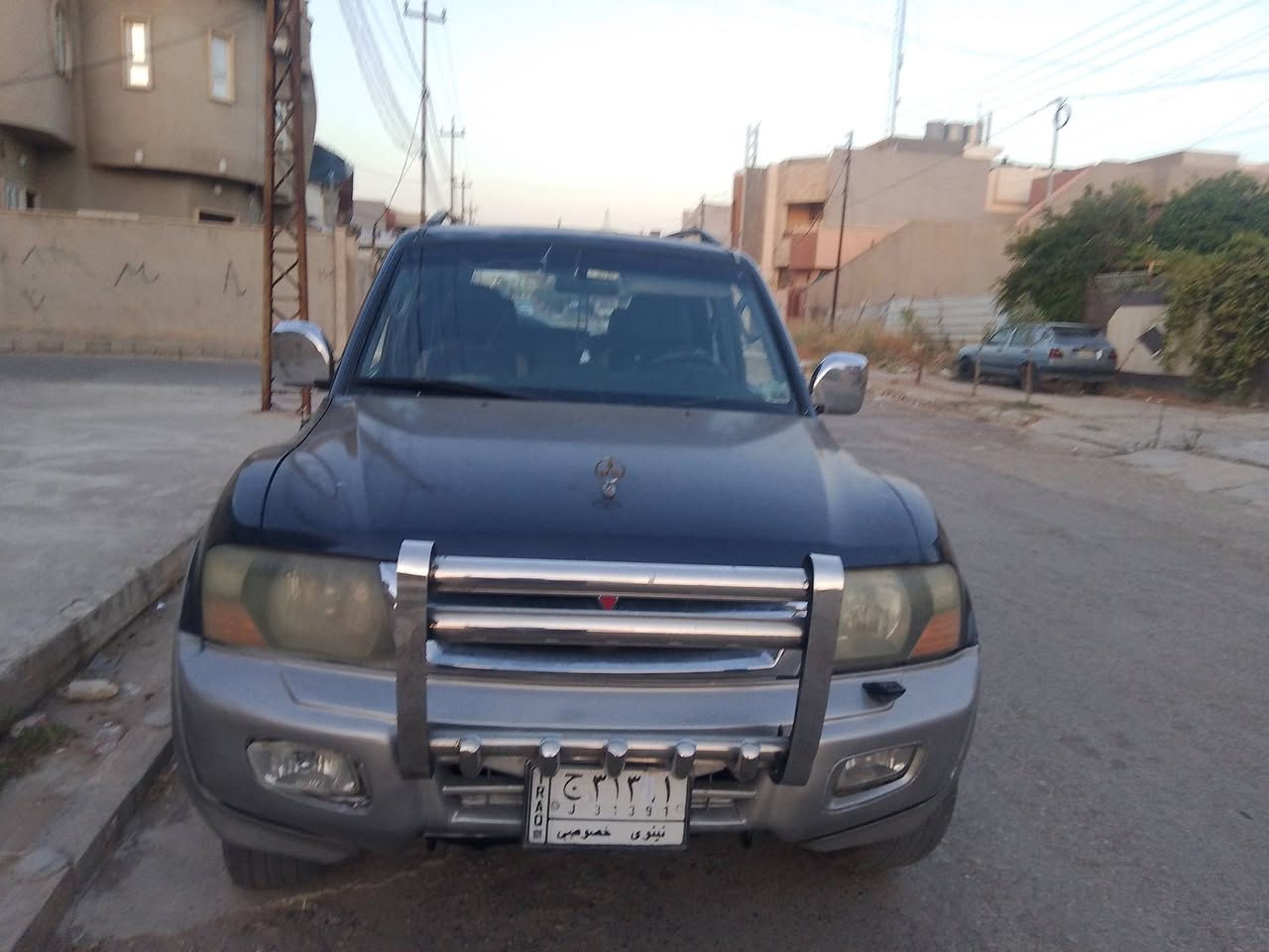 باجيرو  متسبوشي ٢٠٠٢ رقم نينوى
السيارة باسمي والتحويل ثاني يوم
بيها صبغ جمالية وطخات بسيطة
محرك كازوايل ستاركس
طخم تايرات نظيفة
السعر ٧٠. ورقة وبيها مجال 
اتصل على الرقم كورك ***********
اسيا ***********

