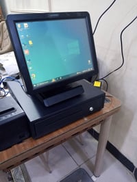 اغراض مطعم للبيع كاشير سستم كامل مع نظام مطعم 450 الف مثرامه حجم 12 تر...