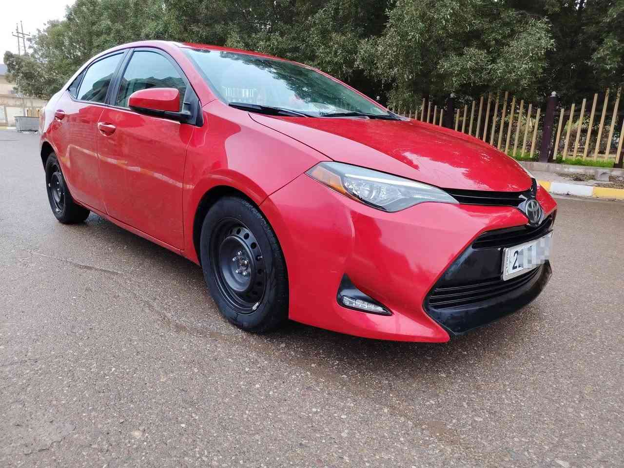 تيوتا كورلا 
2018 لون ماروني
فئه le
رقم اربيل بشرط تحويل وكاله 
كير مكينه بشرط
ضرر موضح بل صوره
بدون قطره دواخل 
وبدون ايرباك
رادار حجر بلاد 
لايتات بلادي 
بدون نواقص ***********
