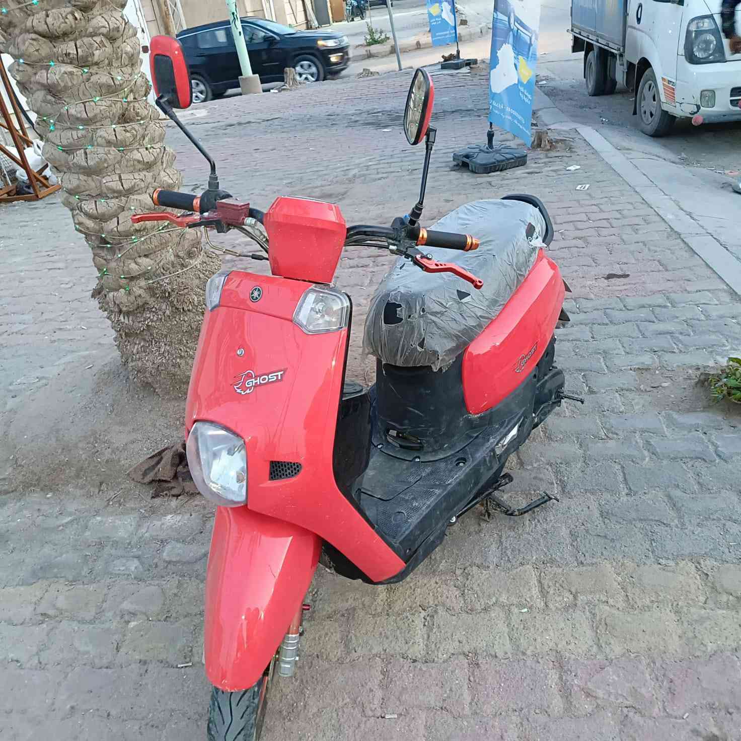 دراجة للبيع بوليس صيني مستعملة شهر واحد
بعدهي نضيفة كلش مال جناي 
موجودة بكربلاء 
سعرها ب825 وبيها مجال 
***********
