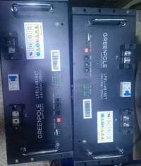 بطاريات عدد ٢ Geenpole ليثيوم فوسفات حديد 48v انتاج شهر العاشر ٢٠٢٣ با...