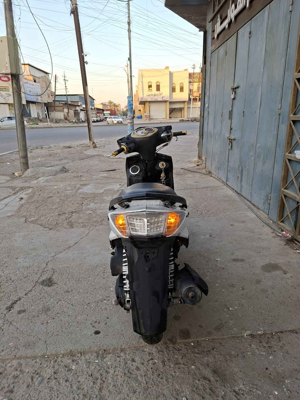 سلام عليكم دراجة سكنس حلوة ونضيفة للبيع مابية اي نقص رزنة السعر ٧٠٠ الف العنوان بغداد المدئن رقم الهاتف ***********
