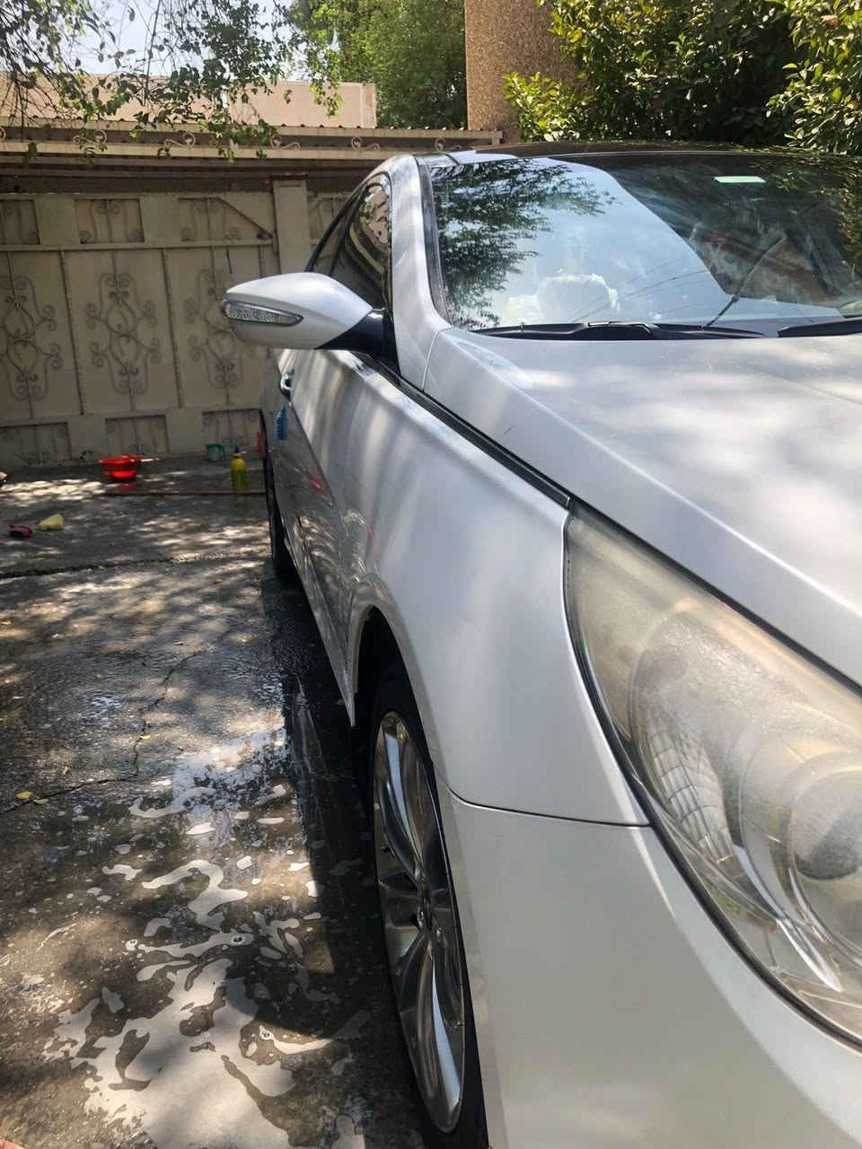 سوناتا 2011خليجي مضلع  مكينة 2400دوش ماشية157 الف كيلو قابل لزيادة مكينة وكير كفالة عامة سونارها موجود السياره فول لتواصل ‭0770 567 0781‬
مكان السياره بغداد البياع 
السعر 115$
