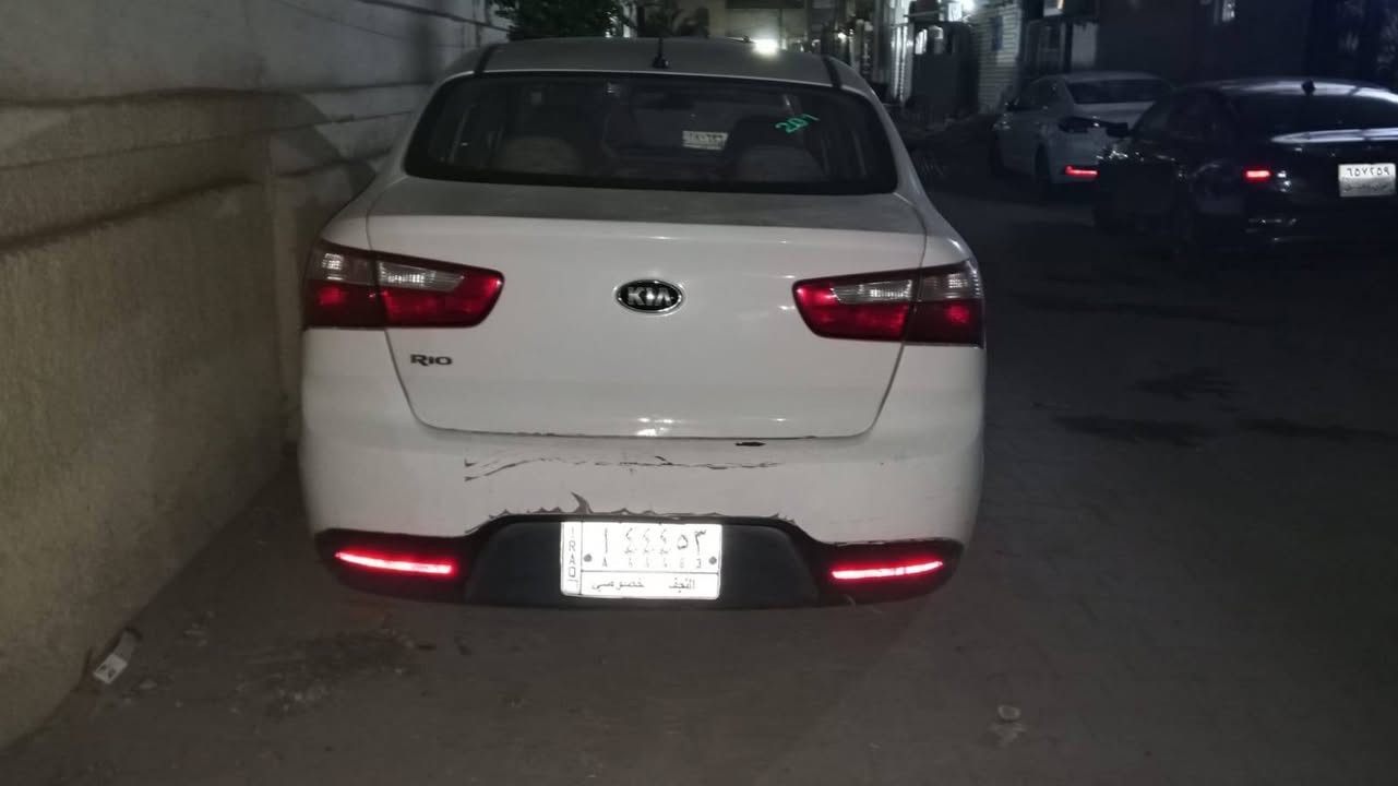 السلام عليكم
كيا ريو 2015 
نجف باسمي
مكينه 1600
السيارة جاهزه
صبغ چاملغ خلفي
مكينه وكير جدد
تبريد شغال

السعر 90$ نقد بيها مجال

ترهم مراوس حسب القناعة
ومده واقساط 
مكان السيارة النجف

موبايل / ***********
