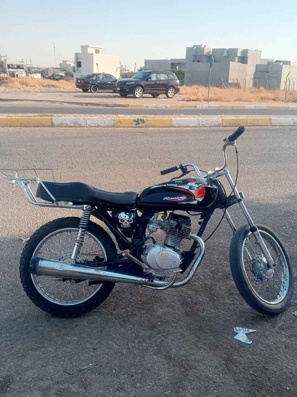 دراجه ارشا موديل 2018 لاصرف لابخار وياله نضيفه سيم قليل تانكي وكشن جديد دبلات اربعه شغاله السعر240 بيها مجال ***********
