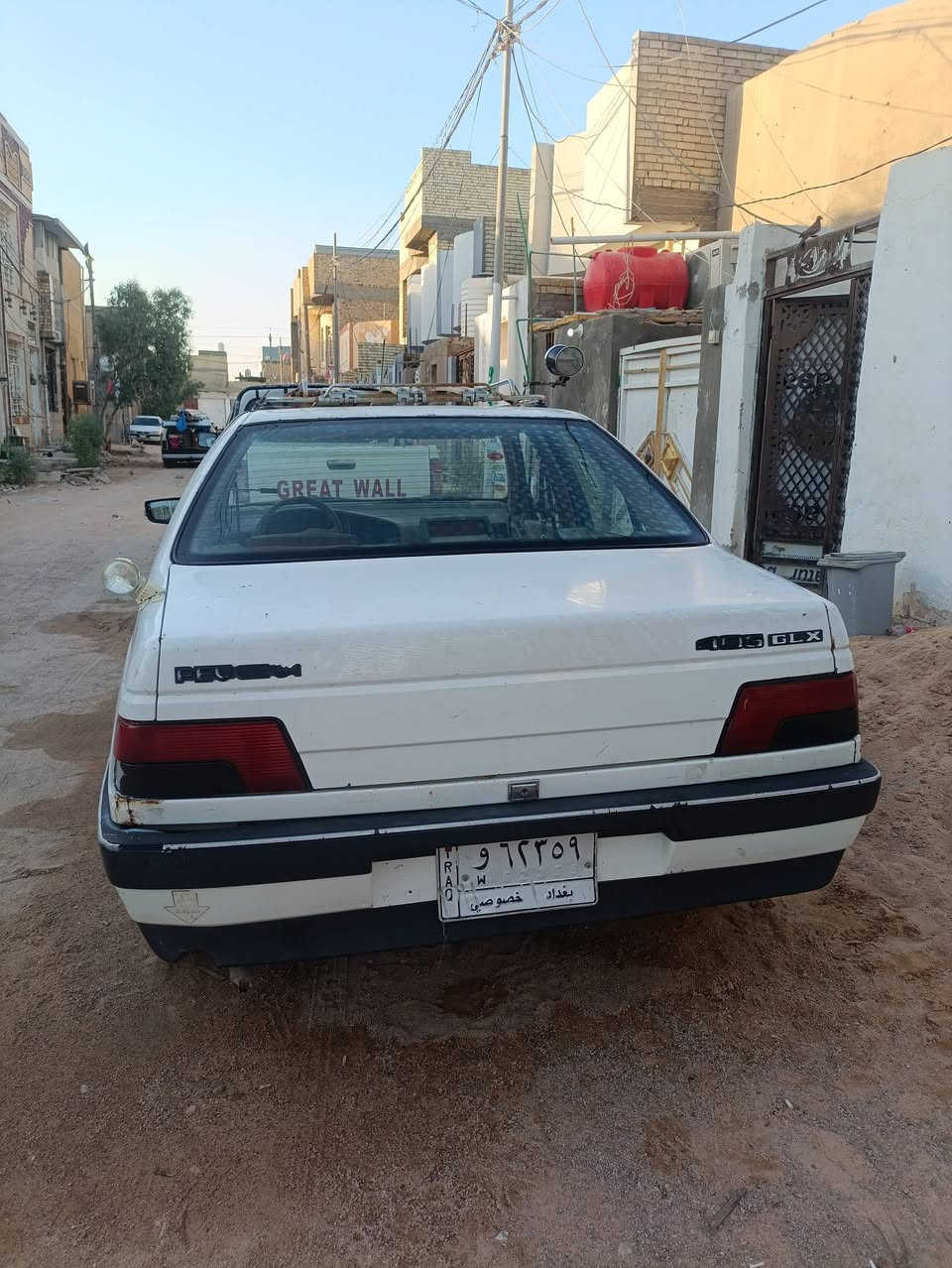 بيجو405مديل 9مكفوله السياره من الضربه كير ومحرك وحداديه مكفولات ماعليه غرامات مصفره السعر 32وبيه مجال مكاني نجف ***********
