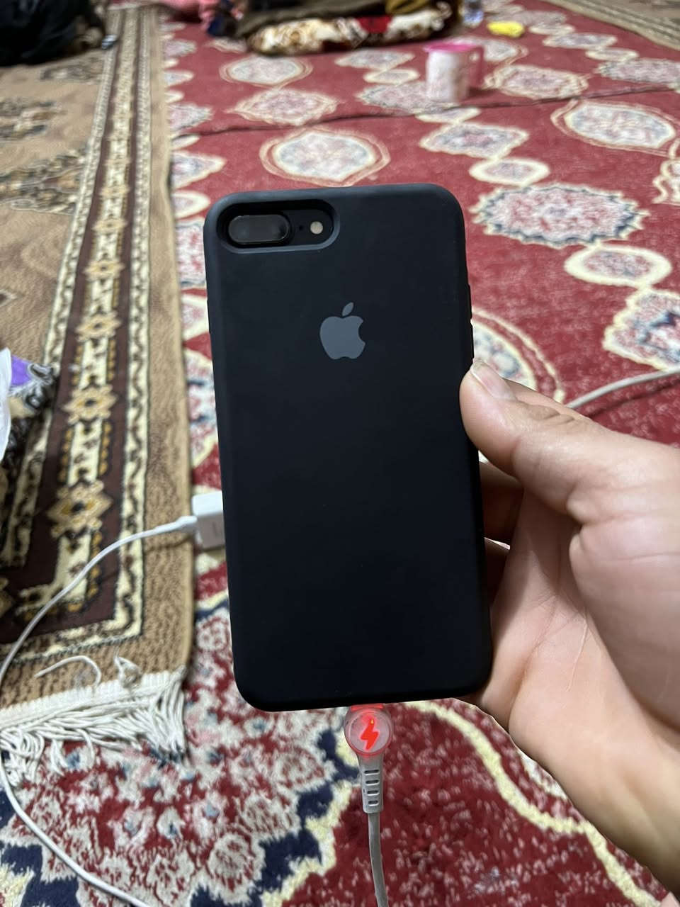 ‏السلام عليكم iPhone 7 Plus للبيع جهاز مقفول ذاكرة 128 وإذا بطاريتها 96
‏بصمة شغالة جهاز كله شغال المكان كربلاء حي الغدير السعر 90 الرقم ***********
