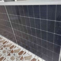 متوفر الواح لونجي 615W وجهين  اصلي باركود داخلي السعر 200الف ويتوفر تو...