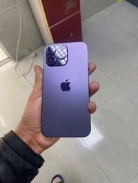 ايفون14برو ماكس ذاكره 256  جهاز شرق اوسط   بطاريه🔋86  جهاز كلشي مابدل ...