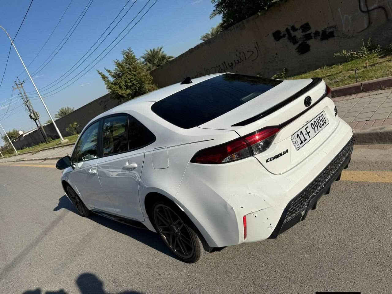 كورلا هايبرد 2024 seبلس بلاك.  وارد امريكي دخول جديد

محرك 1800لمرغوب 
سياره فول مواصفات عدا سلايد
تجي ويل مميز ١٨ رياضي
رادار امامي 
بكلايت ليد مو عادي
شاشة حجم كبير
كشن حضن
بريد هولد
٣ وضعيات قياده
اشاير مري 
سستم صوت jbl جدا مميز
دوسات بلاد رياضي 
السيارة كفالة عامه عدا بارد خشم بنيد فقط 
175$     *********** بغداد, العراق
