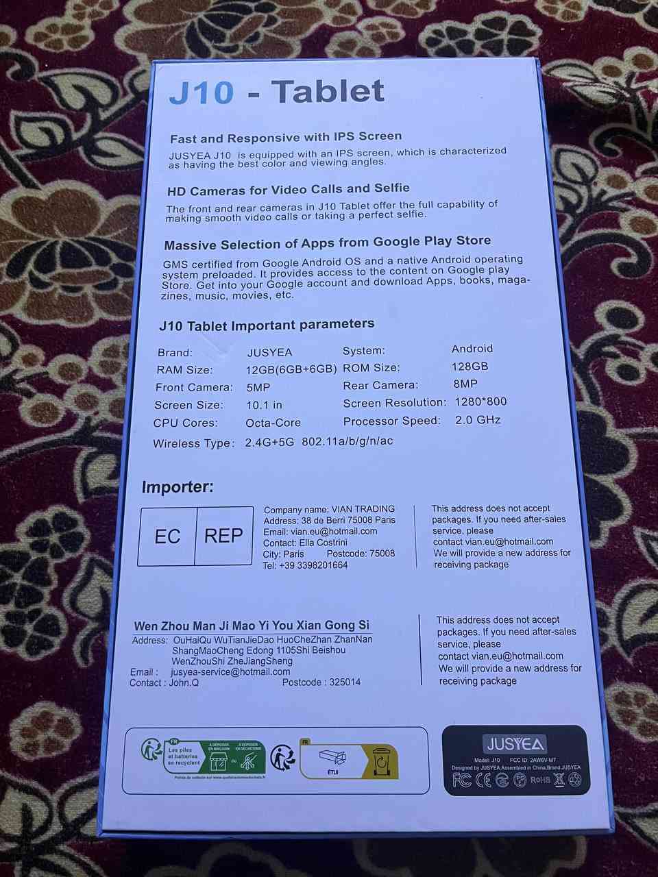 سلام عليكم تابلت جديد كبس شركه ذاكره ١٢٨ الرام ٨ محتويات كيبورد وماوس وحافضه يدعم السيم كرت سعره 125 الف قفل


**إذا كنت صاحب هذا الإعلان وتريد حذفه لأي سبب، رجاءا أرسل رسالة إلى الدعم الفني**