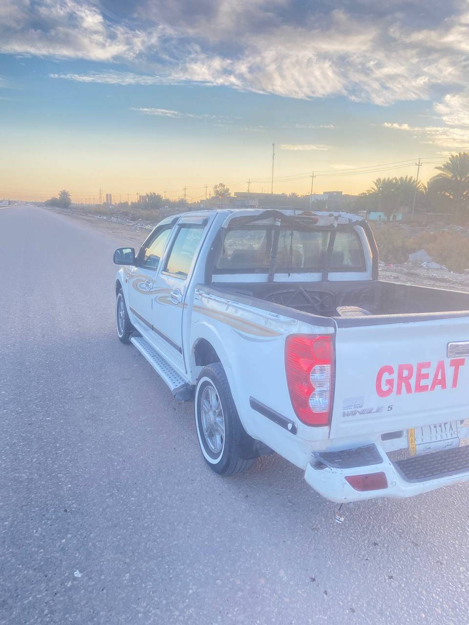 سلام عليكم بيكم كريت ويل للبيع موديل 2018 السياره جاهز معروضه ب 60 وبيه مجال حادثه مجفيه ومصلحه السياره الاستفسار الاتصال*********** مكاني بابل
