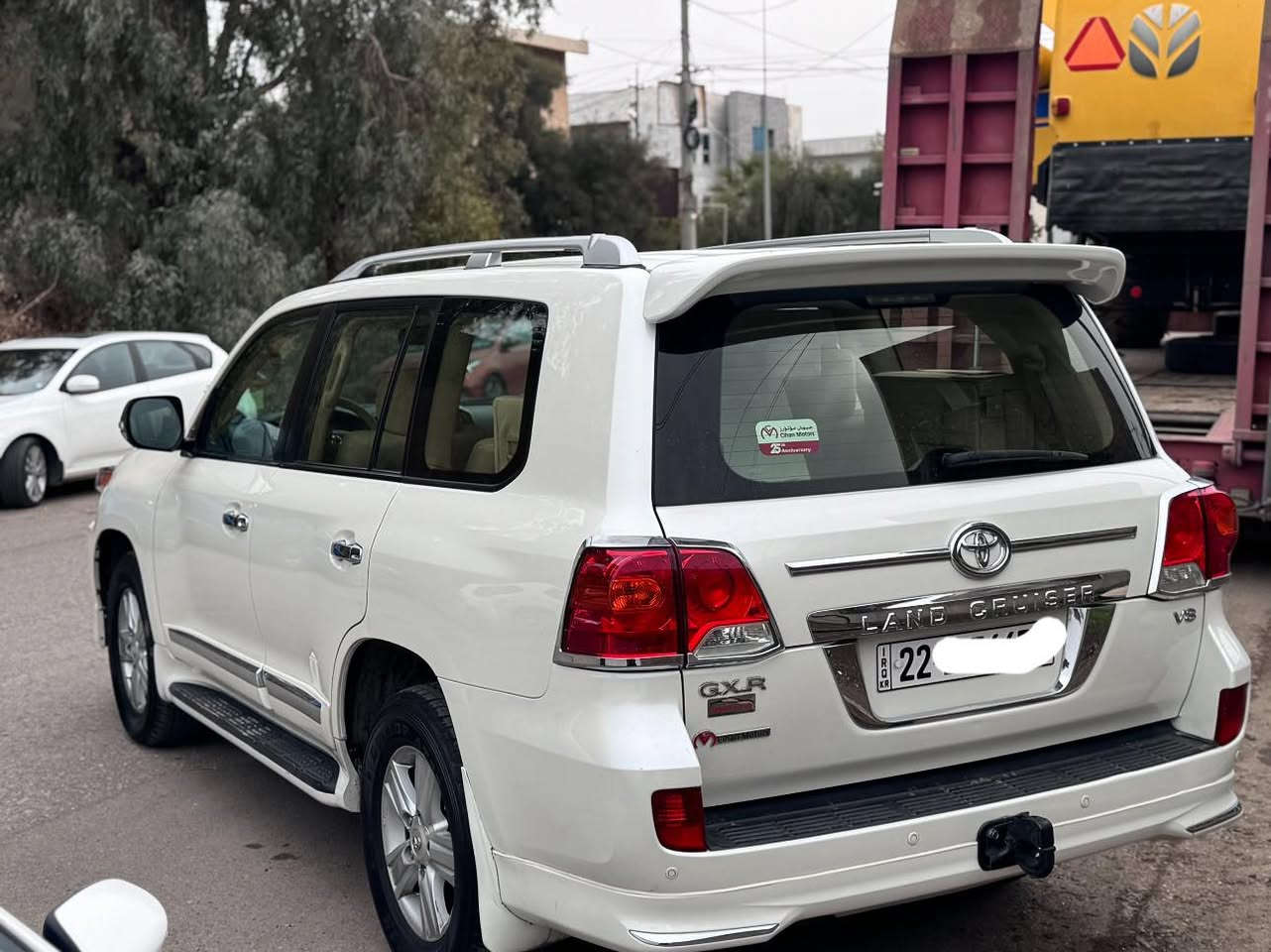 لاندكروز البيع موديل/ 2013/ فول موصفات / GXR/V8

السياره بدون صبغ مكفوله/ فقط مكانين بيها BDRصغير 

ماشيه / 200/ كيلومتر/ السياره بدون مصرف مابيها اي نقوصات/

كلها بشرط بسمي سياره تحويل وكاله بشرط لاستفسار ازيد اتصل 

او وتساب/ ***********

عنوان اربيل / ***********
