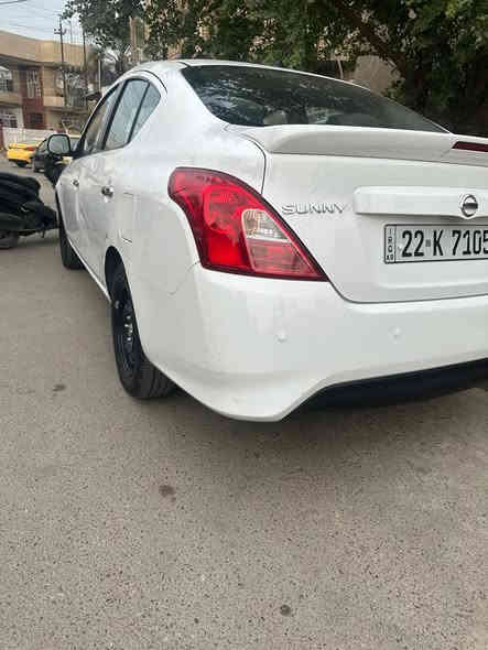نيسان سني هندي 23 
ماشيه63 الف 
ضربه خفيفه بالباب السايق والخلفي 
سياره نضيفه ومكفوله 118 وبيها مجال
الرقم ***********
