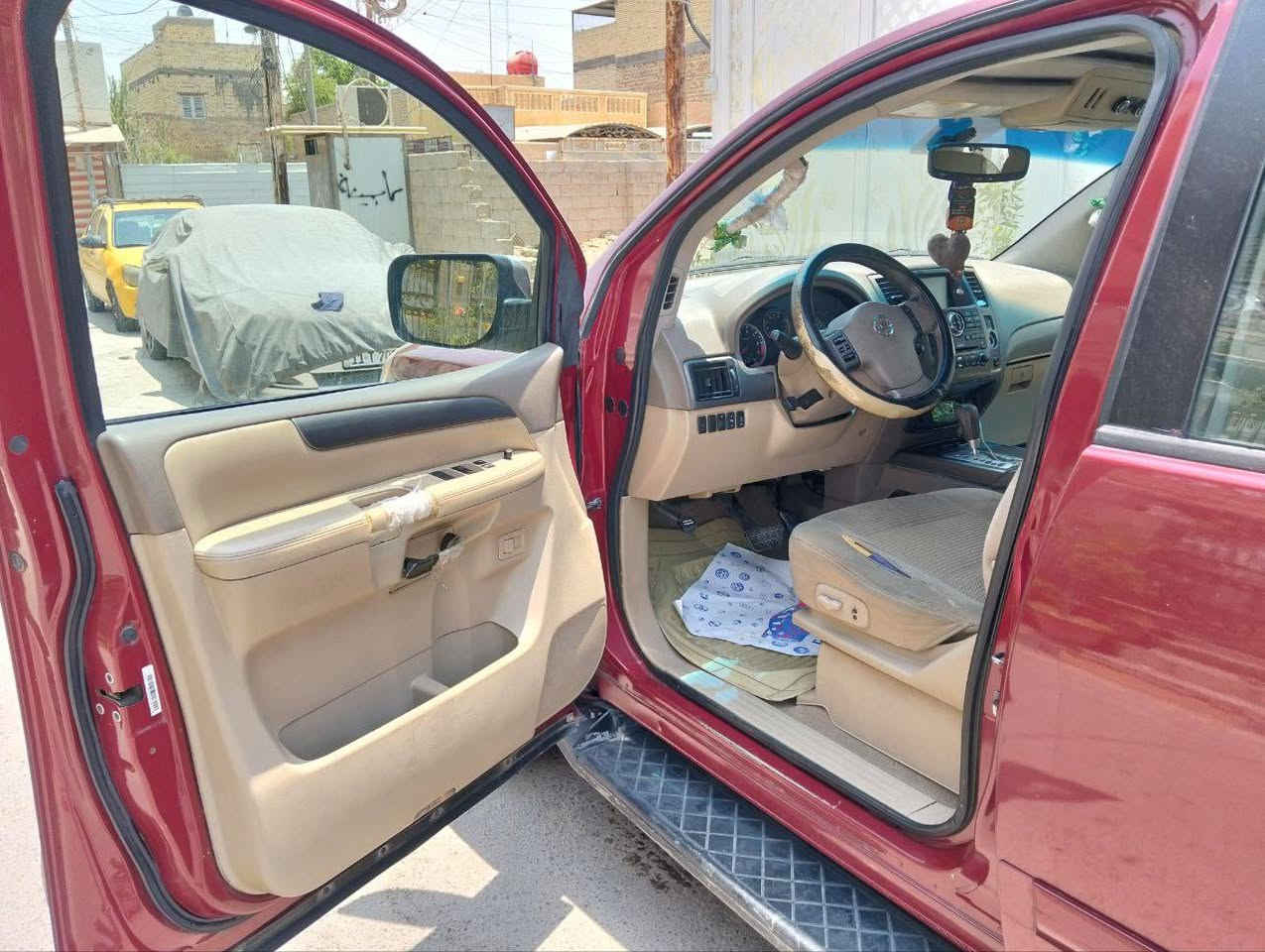 نيسان ارمادا SE 2008 للبيع 
محرك 5.6
8 سلندر
اوتوماتيكيه
وارد خليجي 
مصبوغه صبغ عام
 سعر 95 ورقه و بي مجال للاستفسار الاتصال على الرقم ***********
