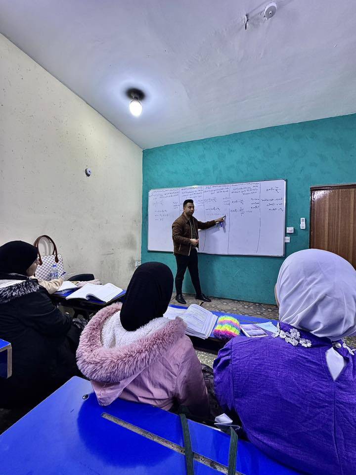 المراجعة المركزه لامتحانات نصف السنة في معهد مواهب العـراق النموذجي في الصويرة 
متمنين لهم النجاح الدائم والمستقبل الزاهر ✨🤍✨ 

للحجز والاستفسار يرجى زيارة مقرنا الكائن في حي الاسرى شارع الفوج 
او الاتصال على الرقم ***********
