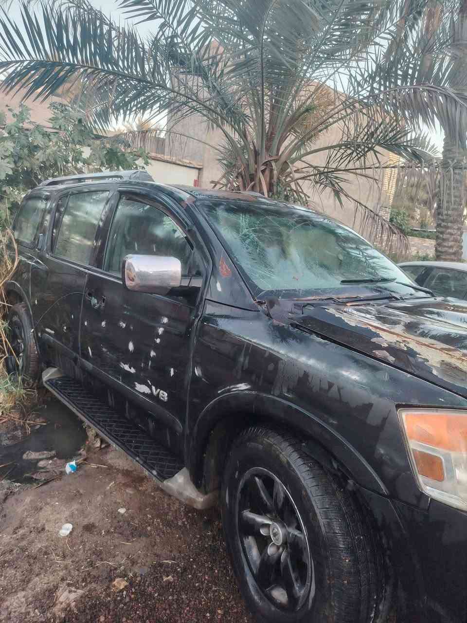 ارمادا 2009 محرك ٨ سلندر ب45 مستعجل ع بيعتها
محرك جديد  شغال بس بي صوت ينرادله تصفيه
كشر تعبان
جامه اماميه مكسورة
ابيع كوم حديد
بأسمي بغداد
السعر ب45وبيها مجال بسيط
مكاني بغداد قرب جسر المثنى
*********** واتساب الفارس, صلاح الدين
