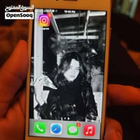 ايفون 8 لون ذهبي جهاز حلو وشغال سيمكارت وانترنت وجميع البرامج مابي اي ...