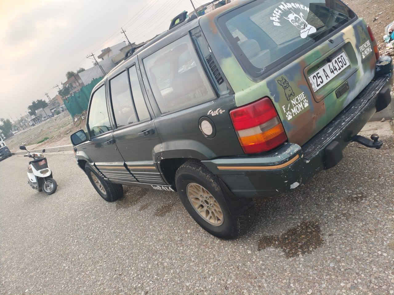 السلام عليكم جيب شيروكي موديل ٩٤
كير و محرك وصدر شرط
٦سلندر بلادي
تدفئه وتبريد بسمي سنويه لحد ٣٠
كهربايئت شاشه كلها شغاله اكسل وتخم تاير جديد
رقم نكليزي كركوك
والعنوان كركوك سعر ٤٠ وبيها مجال
*********** واتساب
*********** اتصال
