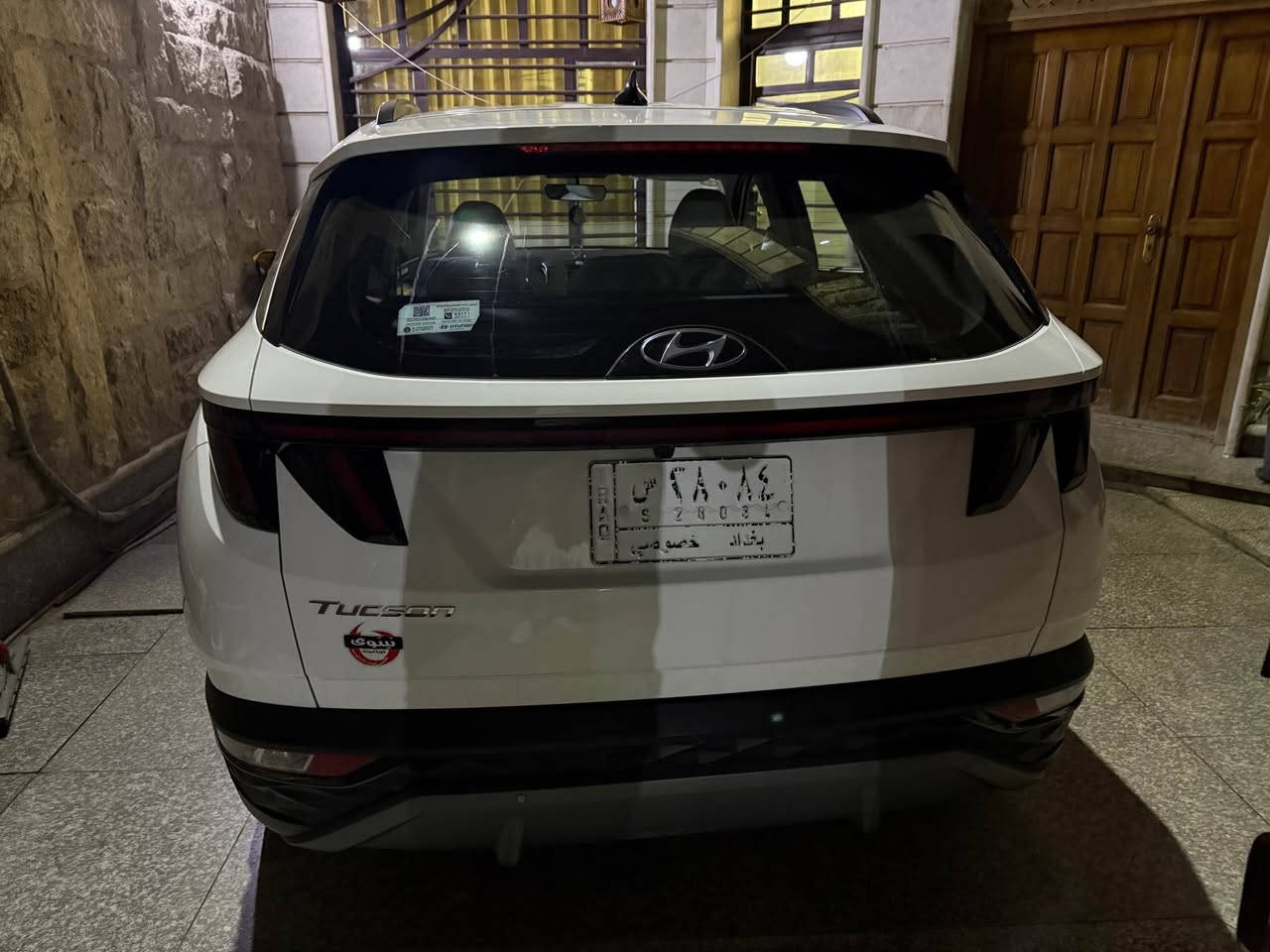 توسان 2023 خليجي
الموصفات 
شاشه ايباد
كشنات ابيض جلد 
بردات خلفية 
هندريك دكمة & اوتو هولد & كروز سرعة
مكفولة عدا يحتاجلها بارد بلبنيد بسيط جدا موضح بلصور 
ماشية 81 كيلو 
مكفولة محرك وكير برغي ممفتوح 
السعر 208 وبيها مجال
مكان بغداد 
رقمي *********** بغداد, العراق
