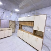 كاونتر خشب تركي • سنك مرمر متر ونص • توصيل بغداد مجانا