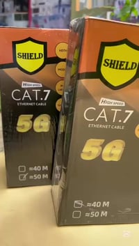 Cable cat7 shield الاطوال 🔥 1m 2m 3m 5m 10m 20m 30m 40m 50m نحاس 75%🔥 ...