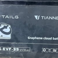 بطاريه 35 امبير 12 فولت مستخدمه قليل سعر 35مكان بغداد 07861816852