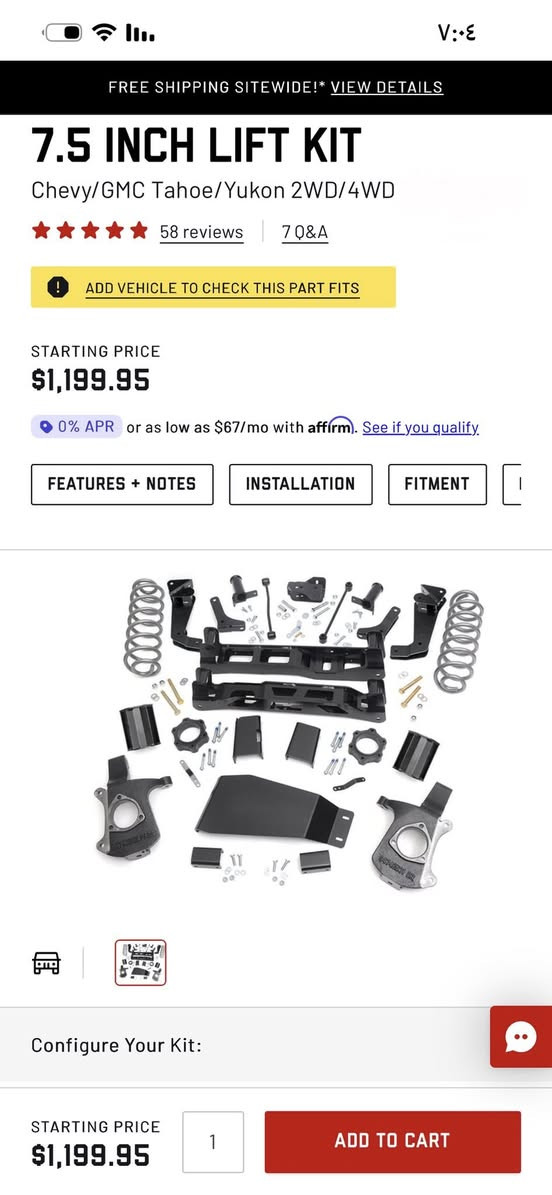 السلام عليكم 
بكج رفع كامل مكمل مع الويلات 
يرهم جمسي وتاهو
واتوقع يرهم سلفرادو وسيرا 
انا فتحته ب ايدي قطعة قطعة 
هوى تكلفته تقريباً 30 
 سعر البيع 18 ورقة 
 المكان بصرة 
اتصال فقط ***********
