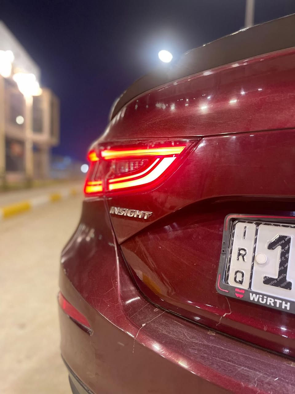 هوندا انسايت وارد امريكا 2020  رقم بغداد ب اسمي فول ماعدا البانوراما رادار مثبت مسار هايبرد صبغ صفحة السايق بدون دواخل ضرر إمريكا موجود بال صور ***********
