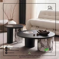 طاولة قهوة • أسود رخام • النجف الأشرف
