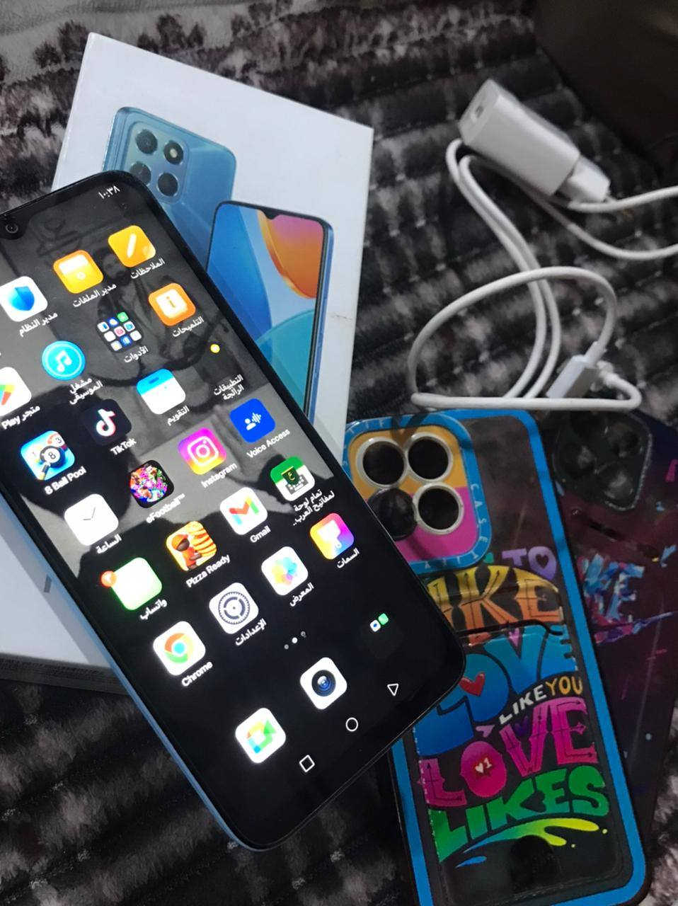 جهاز هونر x5blus ذاكره ١٢٨ جديد باكيته استعمال اسبوع وحترك بس ضهره وثخين ضهره مامأثر ع لمس ولا ع الكامرات مثل متشوفون بالصور كامل ملحقاته كفرات وشاحن وكارتونه الجهاز كله شغال ومكفول سعره قفل ١٠٠ الف مكاني البصره ماعندي توصيل رقمي
***********
