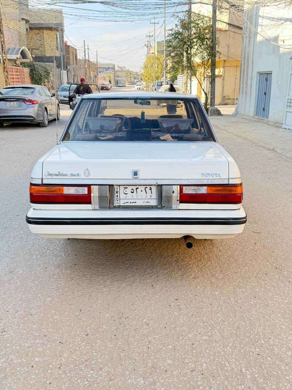 للبيع تويوتا سوبر موديل 1984رقم بغداد بدون صبغ بدون تبديل حتى بدون خياس كير ومحرك تخم تاير جديد السعر72 وبيها مجال بسيط مكانه نجف للاستفسار اتصل *********** النجف, العراق
