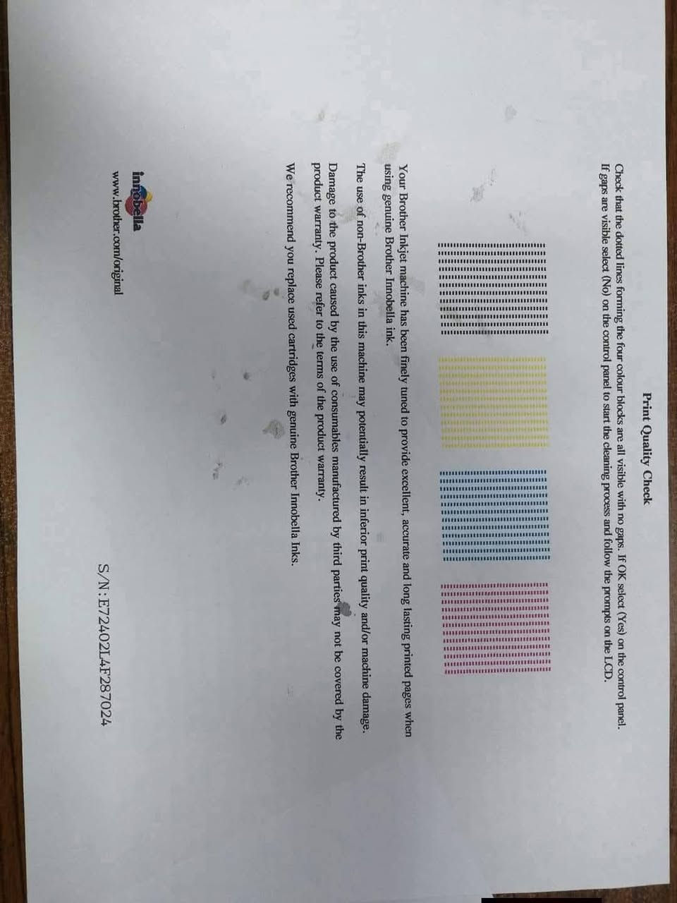 طابعة براذر موديل MFC-J3520DW مستعمل بحالة ممتازة باحبار خارجية تطبع 6000 اسود وابيض و 5000 ملون سعر الحبر 10 الف لكل الألوان تحتوي على Wifi يمكن ربطها على الموبايل وتابليت ولابتوب وكذلك تحتوي على فيدر لطباعة الملازم ومجموعة اوراق بامر واحد اسكنر واستنساخ وطباعة سرعة الطباعة 22 ورقة ملون 27 ورقة اسود وابيض بالدقيقة مع امكانية طباعة بوجهين وسحب ورق حجم A4  و A3 وكذلك تحتوي على مجرين ورق مع امكانية طباعة ورق صور 🚦سعر الطابعة 240 الف🚦مع كيبل كومبيوتر وكيبل كهرباء وقرص تعريف للطلب *********** /*********** يوجد توصيل لجميع المحافظات ملاحظة نسبة نظافة الجهاز 90 ٪ضمان تشغيل وفحص..
#طابعتي
#الصفوة
