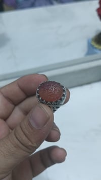 عقيق مخطوط • صياغه ثقيله • كربلاء