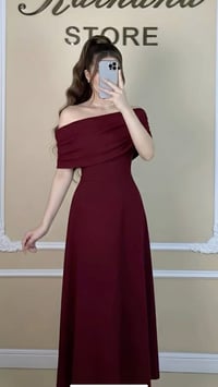 فستان سهرة • ماروني • توصيل سريع